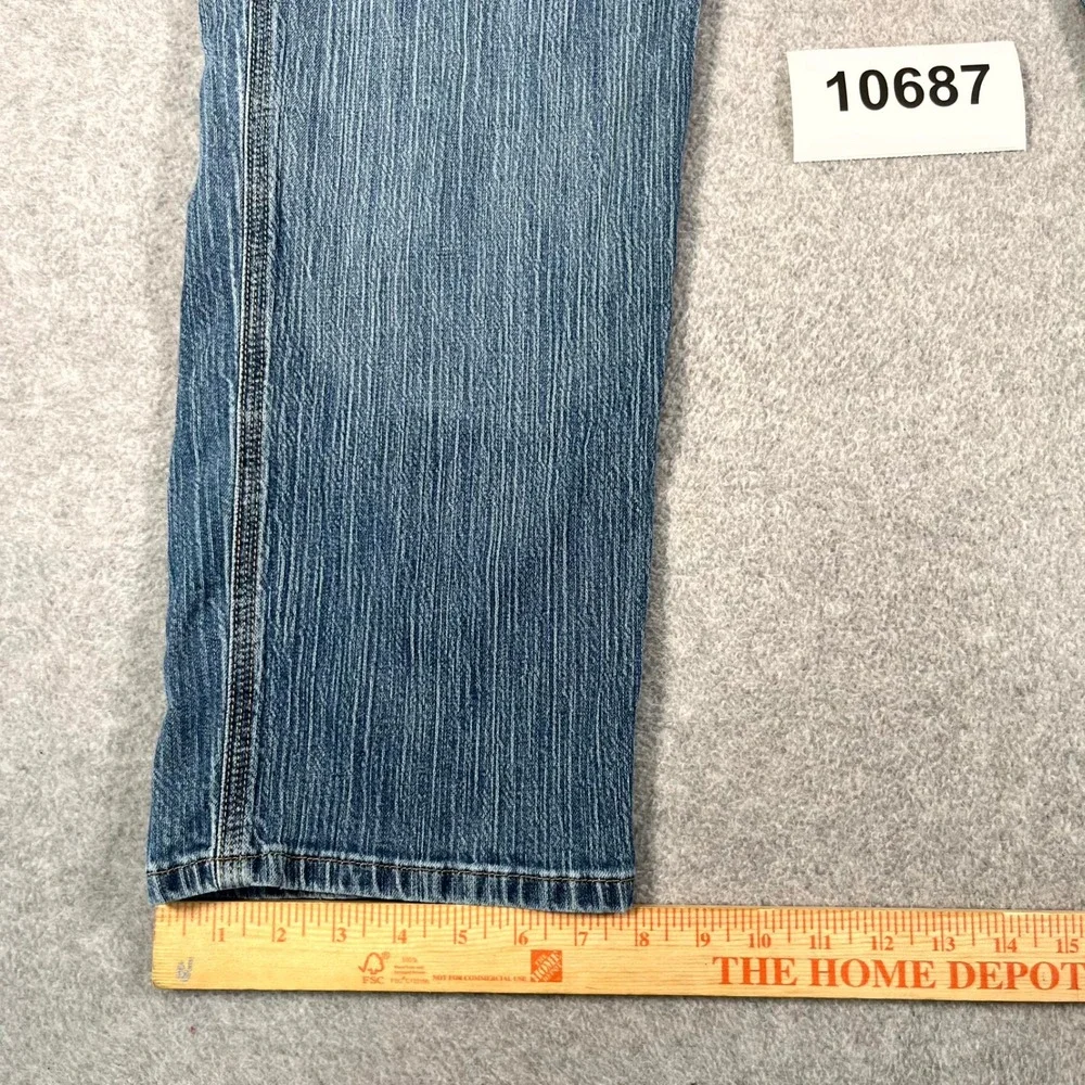 Carhartt FR Jeans Mens 44x34 Blue Denim Relaxed Fit Flame Resistant Medium Wash